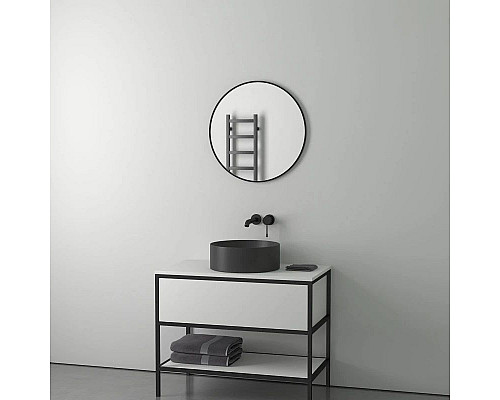 Заказать Зеркало 60х60 см черный Evoform Impressive BY 7502 в магазине сантехники Santeh-Crystal.ru