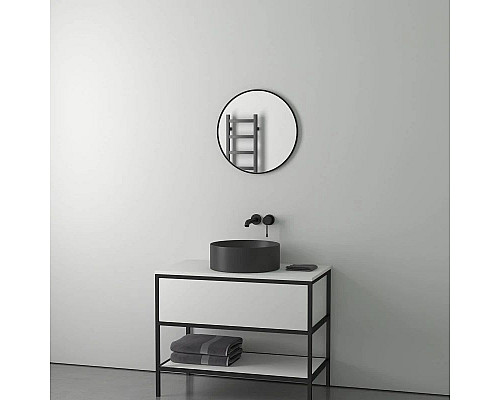 Заказать Зеркало 50х50 см черный Evoform Impressive BY 7501 в магазине сантехники Santeh-Crystal.ru