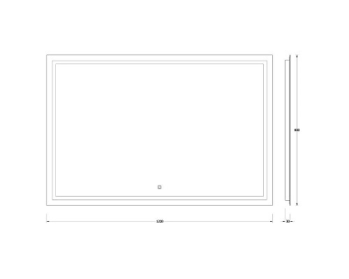 Santeh-Crystal.ru: Зеркало 120х80 см Evoform Ledshine BY 2438 Приобрести Зеркало 120х80 см Evoform Ledshine BY 2438 в магазине сантехники Santeh-Crystal.ru
