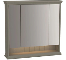 Зеркальный шкаф 78х76 см серый матовый Vitra Valarte 62232