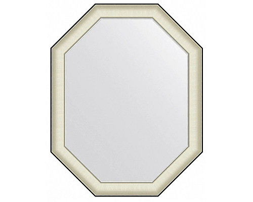Santeh-Crystal.ru: Зеркало 59х74 см белая кожа с хромом Evoform Octagon BY 7443 Купить Зеркало 59х74 см белая кожа с хромом Evoform Octagon BY 7443 в магазине сантехники Santeh-Crystal.ru