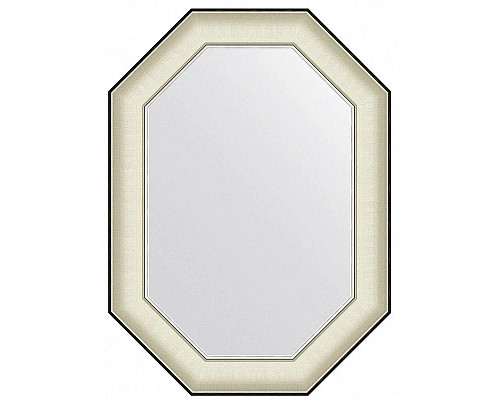 Santeh-Crystal.ru: Зеркало 54х74 см белая кожа с хромом Evoform Octagon BY 7442 Заказать Зеркало 54х74 см белая кожа с хромом Evoform Octagon BY 7442 в магазине сантехники Santeh-Crystal.ru