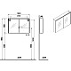 Купить Зеркальный шкаф 102х69,5 см антрацит глянец Vitra Mirrors 66912 в магазине сантехники Santeh-Crystal.ru