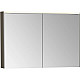 Купить Зеркальный шкаф 102х69,5 см антрацит глянец Vitra Mirrors 66912 в магазине сантехники Santeh-Crystal.ru