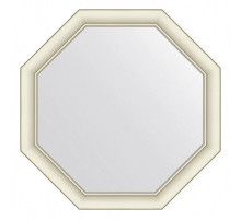 Зеркало 66х66 см белый с серебром Evoform Octagon BY 7438