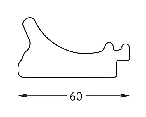 Заказать Зеркало 56х56 см белый с серебром Evoform Octagon BY 7437 в магазине сантехники Santeh-Crystal.ru