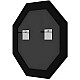 Приобрести Зеркало 51х51 см белый с серебром Evoform Octagon BY 7430 в магазине сантехники Santeh-Crystal.ru