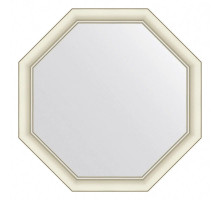 Зеркало 51х51 см белый с серебром Evoform Octagon BY 7430