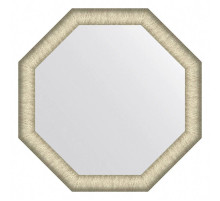 Зеркало 65х65 см брашированное серебро Evoform Octagon BY 7429