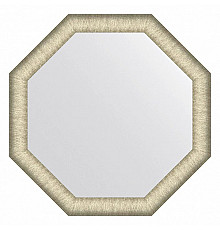 Зеркало 65х65 см брашированное серебро Evoform Octagon BY 7429
