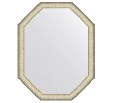Зеркало 55х70 см брашированное серебро Evoform Octagon BY 7425