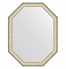 Зеркало 50х70 см брашированное серебро Evoform Octagon BY 7424