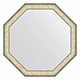 Заказать Зеркало 70х70 см брашированное серебро Evoform Octagon BY 7423 в магазине сантехники Santeh-Crystal.ru