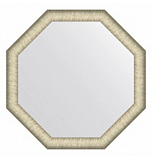 Зеркало 60х60 см брашированное серебро Evoform Octagon BY 7422