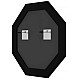 Купить Зеркало 54х54 см состаренное дерево Evoform Octagon BY 7419 в магазине сантехники Santeh-Crystal.ru