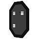 Заказать Зеркало 54х69 см состаренное дерево Evoform Octagon BY 7416 в магазине сантехники Santeh-Crystal.ru