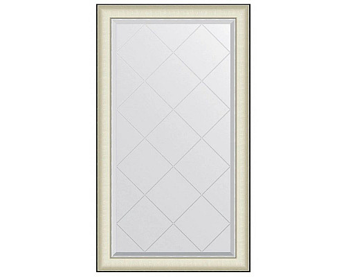 Приобрести Зеркало 74х129 см белая кожа с хромом Evoform Exclusive-G BY 4570 в магазине сантехники Santeh-Crystal.ru