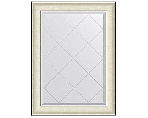 Заказать Зеркало 64х87 см белая кожа с хромом Evoform Exclusive-G BY 4567 в магазине сантехники Santeh-Crystal.ru