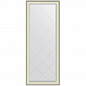 Зеркало напольное 79х200 см белая кожа с хромом Evoform Exclusive-G floor BY 6393 Зеркало напольное 79х200 см белая кожа с хромом Evoform Exclusive-G floor BY 6393