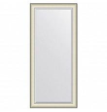 Зеркало 74х164 см белая кожа с хромом Evoform Exclusive BY 7457