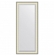 Зеркало 64х154 см белая кожа с хромом Evoform Exclusive BY 7456