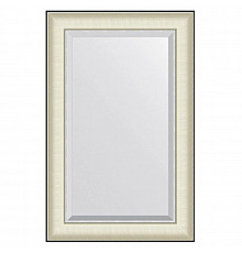 Зеркало 54х84 см белая кожа с хромом Evoform Exclusive BY 7450