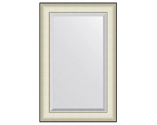 Заказать Зеркало 54х84 см белая кожа с хромом Evoform Exclusive BY 7450 в магазине сантехники Santeh-Crystal.ru