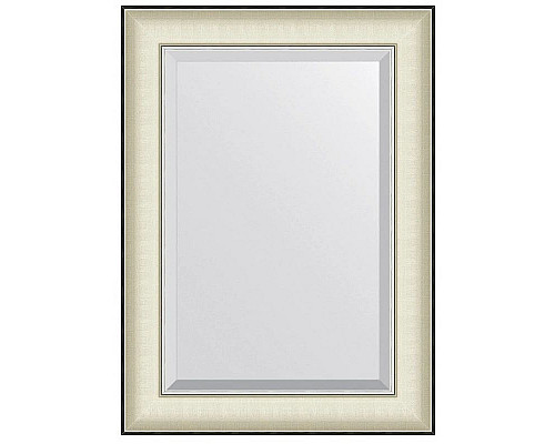 Заказать Зеркало 54х74 см белая кожа с хромом Evoform Exclusive BY 7449 в магазине сантехники Santeh-Crystal.ru