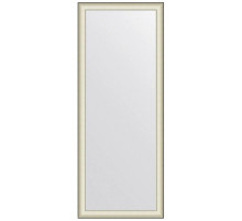 Зеркало напольное 79х200 см белая кожа с хромом Evoform Definite floor BY 6041