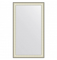 Зеркало 78х138 см белая кожа с хромом Evoform Definite BY 7634