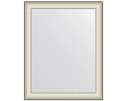 Приобрести Зеркало 78х98 см белая кожа с хромом Evoform Definite BY 7633 в магазине сантехники Santeh-Crystal.ru