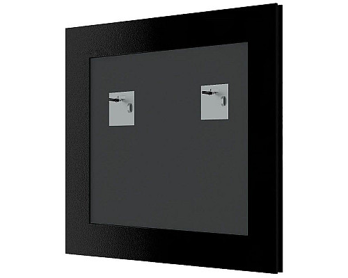 Заказать Зеркало 78х78 см белая кожа с хромом Evoform Definite BY 7632 в магазине сантехники Santeh-Crystal.ru