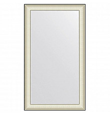 Зеркало 68х118 см белая кожа с хромом Evoform Definite BY 7631