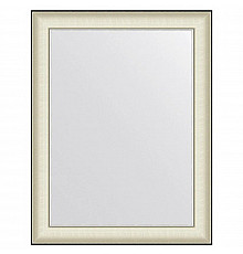 Зеркало 68х88 см белая кожа с хромом Evoform Definite BY 7630