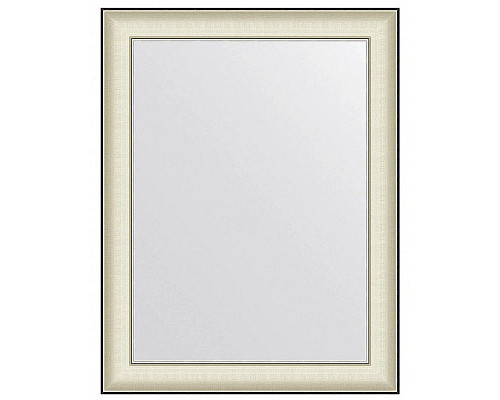 Заказать Зеркало 68х88 см белая кожа с хромом Evoform Definite BY 7630 в магазине сантехники Santeh-Crystal.ru