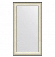 Зеркало 58х108 см белая кожа с хромом Evoform Definite BY 7627