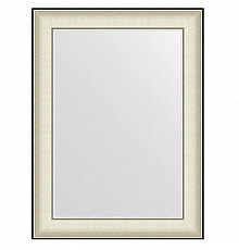 Зеркало 58х78 см белая кожа с хромом Evoform Definite BY 7626