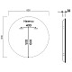 Зеркало 80x80 см Vincea VLM-3DE800