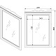 Купить Зеркало 63,5х89 см оливин Caprigo Marsel 33830-L813 в магазине сантехники Santeh-Crystal.ru