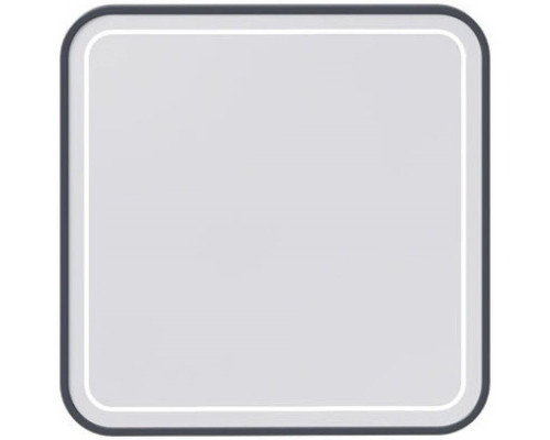 Заказать Зеркало 80х80 см графит матовый Caprigo Контур М-288S-L810 в магазине сантехники Santeh-Crystal.ru