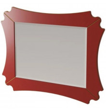 Зеркало 94,9х71,7 см красный матовый Caprigo Bourget 11030-B014