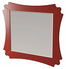 Зеркало 98х85,9 см красный матовый Caprigo Bourget 11031-B014