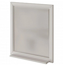 Зеркало 72,5х81,4 см белый матовый Caprigo Jardin 10431-B031G