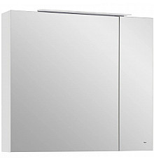 Зеркальный шкаф 80х70 см белый матовый Roca Oleta A857647501