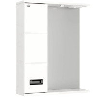 Зеркальный шкаф 58х71,2 см белый глянец L Onika Балтика 205848