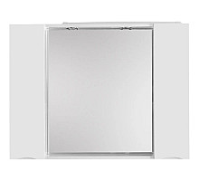 Зеркальный шкаф 100х75 см Bianco Lucido BelBagno Marino MARINO-SPC-1000/750-2A-BL-P