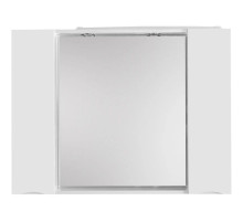 Зеркальный шкаф 100х75 см Bianco Lucido BelBagno Marino MARINO-SPC-1000/750-2A-BL-P