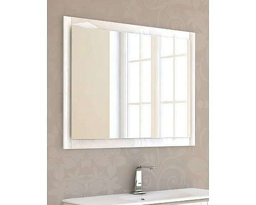 Купить Зеркало 90х80 см белый глянец Cezares 45008 в магазине сантехники Santeh-Crystal.ru