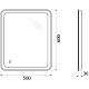 Купить Зеркало 50х60 см BelBagno Marino SPC-MAR-500-600-LED-TCH в магазине сантехники Santeh-Crystal.ru