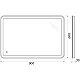 Заказать Зеркало 90х60 см BelBagno Marino SPC-MAR-900-600-LED-TCH в магазине сантехники Santeh-Crystal.ru